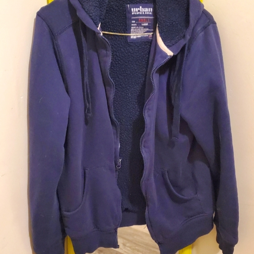 Sweater, navy blue, medium